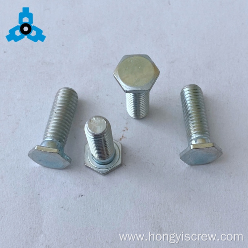 Galvanized Thin Hex Cap Bolt Steel